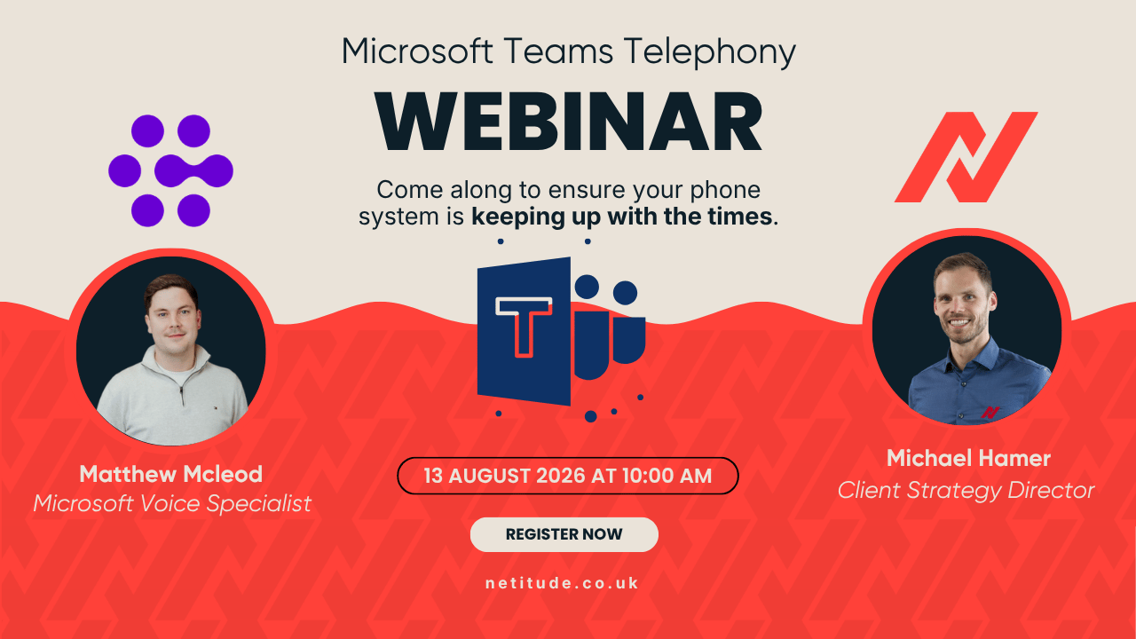 Microsoft Teams Telephony Webinar Promotion Creative