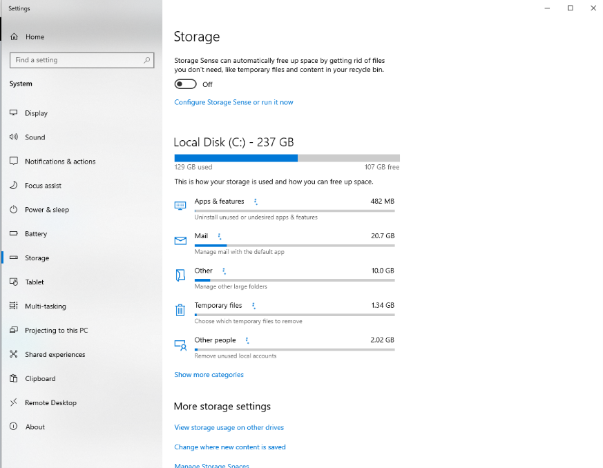 Storage