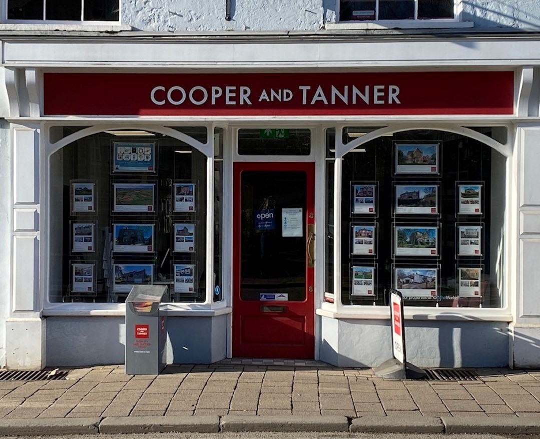 Cooper and Tanner's Frome shop front