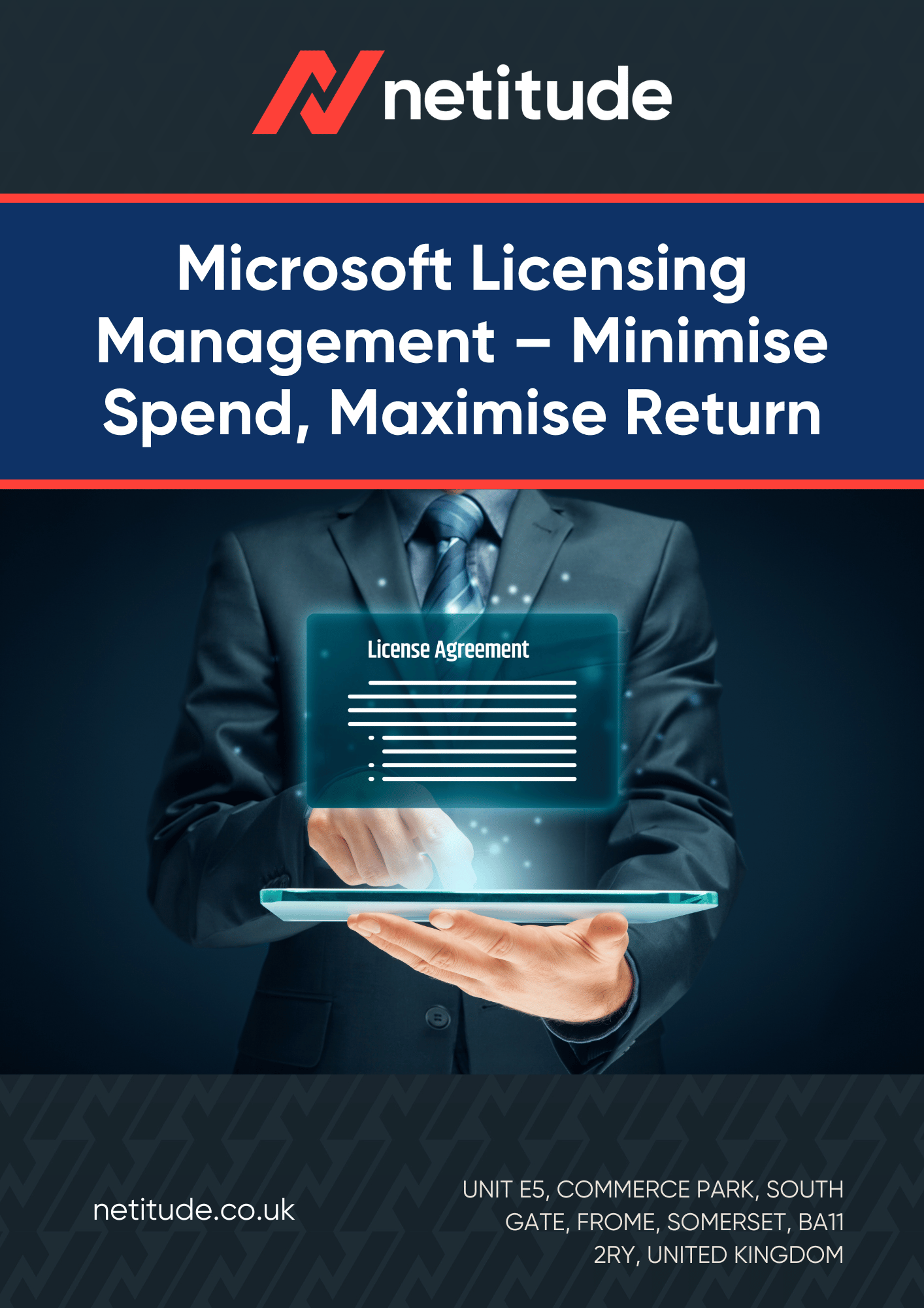 Microsoft Licencing Management Guide - Front Cover