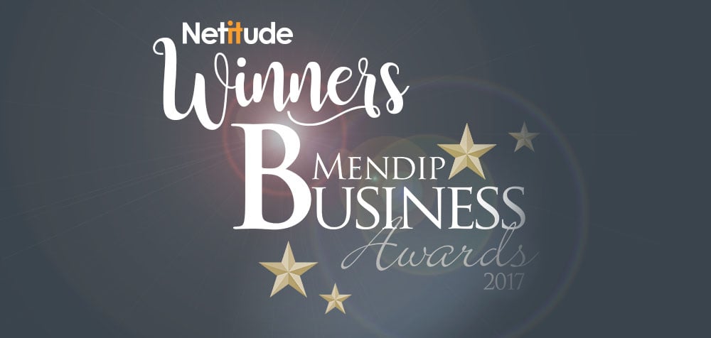 Netitude win customer service excellence award at the medip business awards 2017