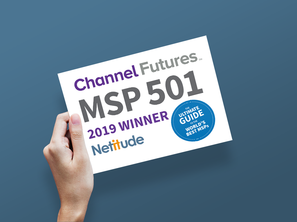 Logo for Channel Futures MSP501 awards